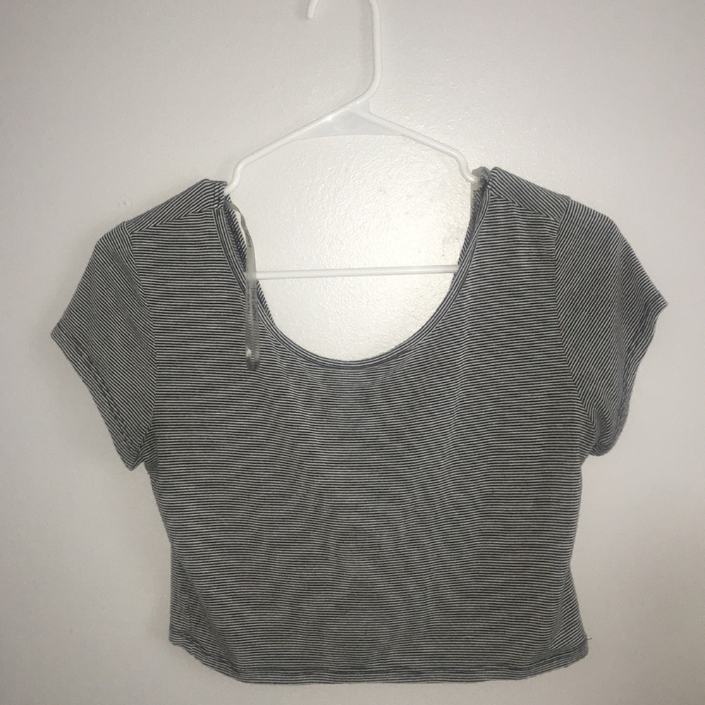 Black and white striped top from Love Culture